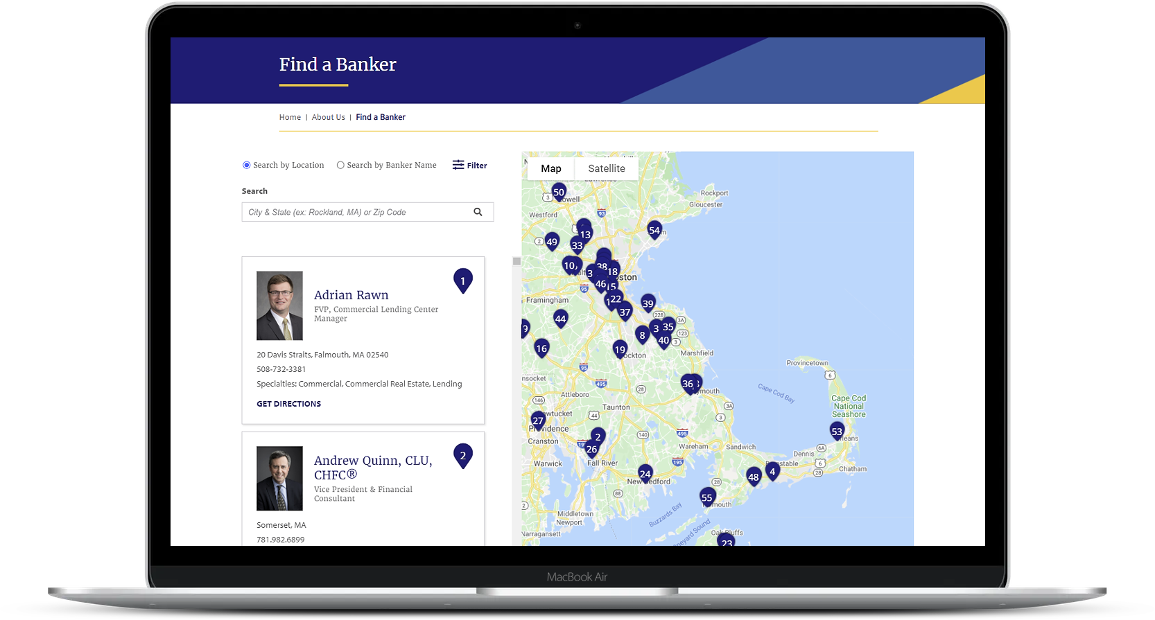 find a banker laptop mockup